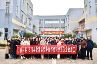 澧縣勞務協作促就業  年貨節訪萌恒探新機