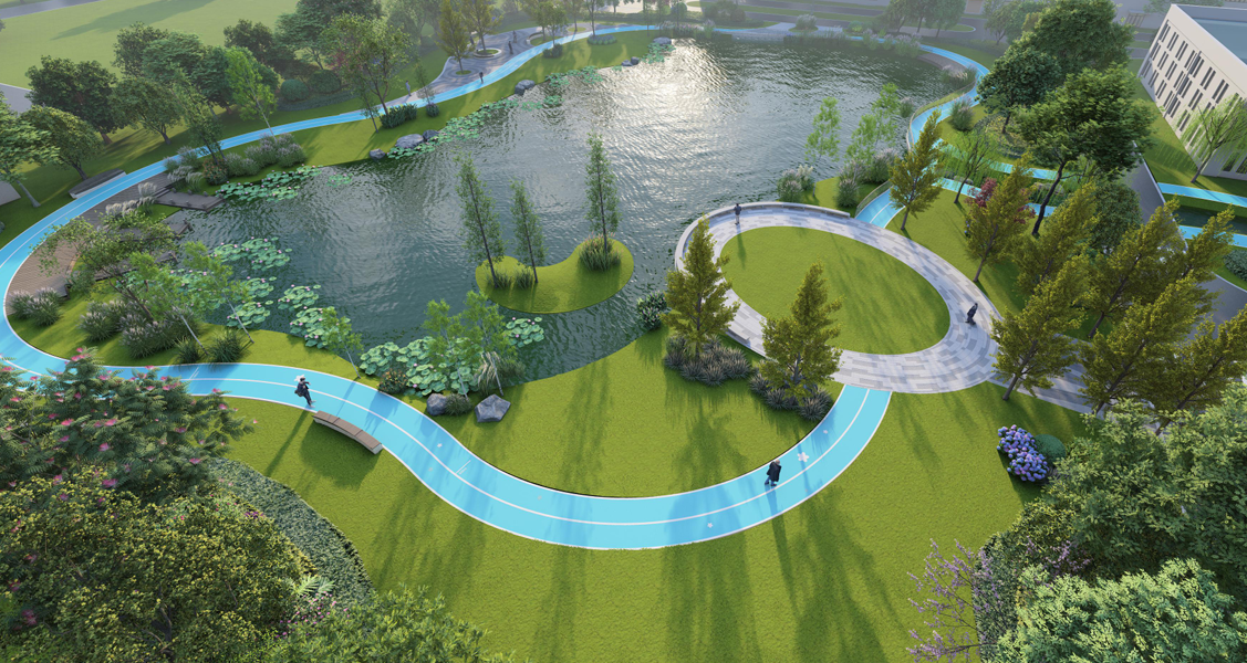 制造事業(yè)部湖南基地生活區(qū)景觀工程圓滿竣工